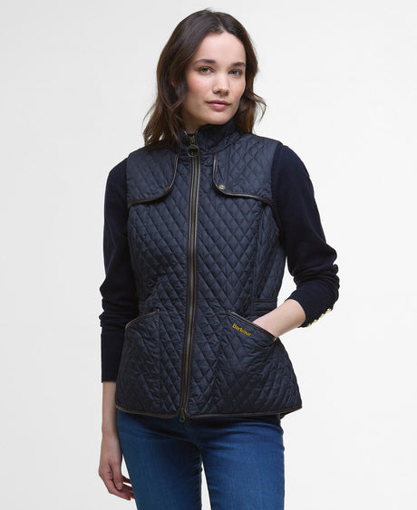 Barbour Dahlia Quilted Gilet - Dark Navy