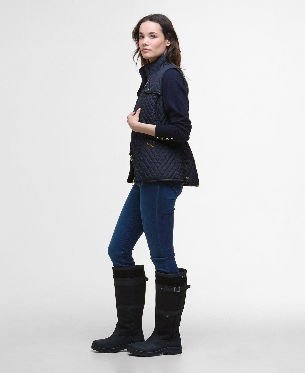 Barbour Dahlia Quilted Gilet - Dark Navy