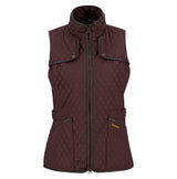 Barbour Dahlia Quilted Gilet - Black Cherry