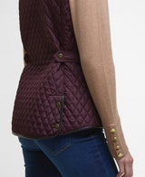 Barbour Dahlia Quilted Gilet - Black Cherry