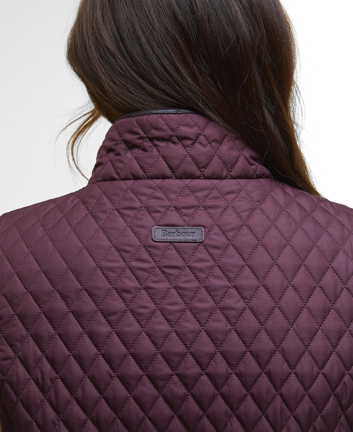 Barbour Dahlia Quilted Gilet - Black Cherry
