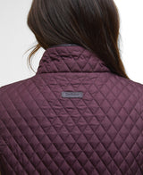 Barbour Dahlia Quilted Gilet - Black Cherry