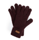Barbour Pendle Knitted Gloves - Wine