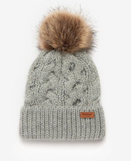 Barbour Penshaw Beanie & Scarf Gift Set - Grey