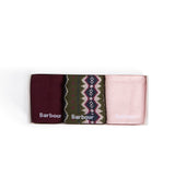 Barbour Helen Fair Isle Sock Gift Set - Olive