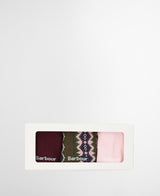 Barbour Helen Fair Isle Sock Gift Set - Olive