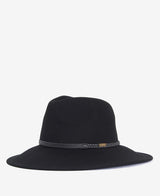 barbour tack fedora hat - black