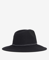 barbour tack fedora hat - black