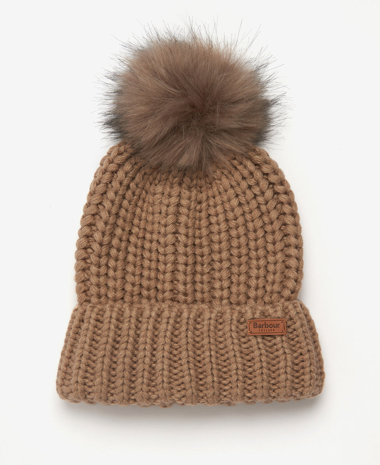 Barbour Saltburn Beanie Hat - Mink