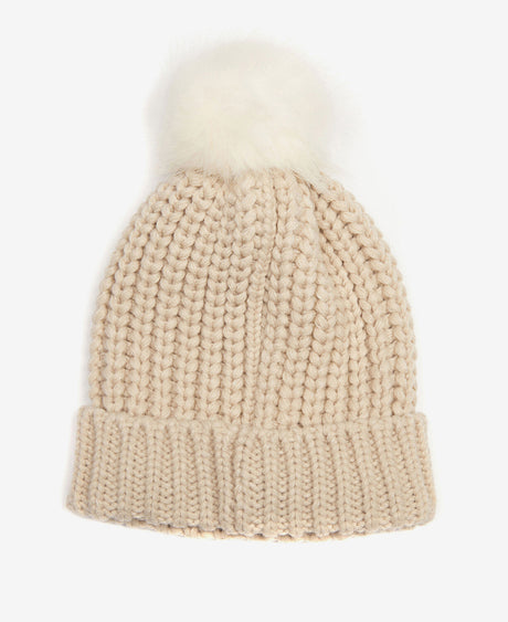 Barbour Saltburn Beanie Hat - Pearl