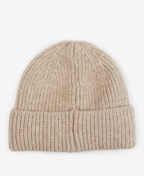 Barbour Pendle Beanie Hat - Light Trench