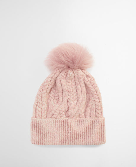 Barbour Elsdon Beanie Hat - Gardenia