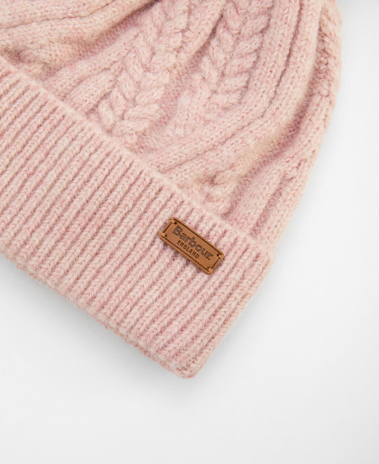 Barbour Elsdon Beanie Hat - Gardenia