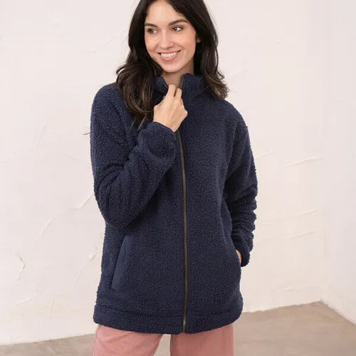 Lighthouse Ladies Seashell Fleece - Navy*
