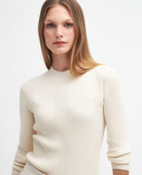 Barbour Francis Knitted Jumper - Eggshell