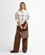 Barbour Deanna Knitted Jumper - Winter White Tartan