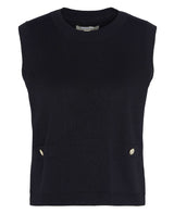 Barbour Kathryn Sleeveless Knitted Jumper - Black