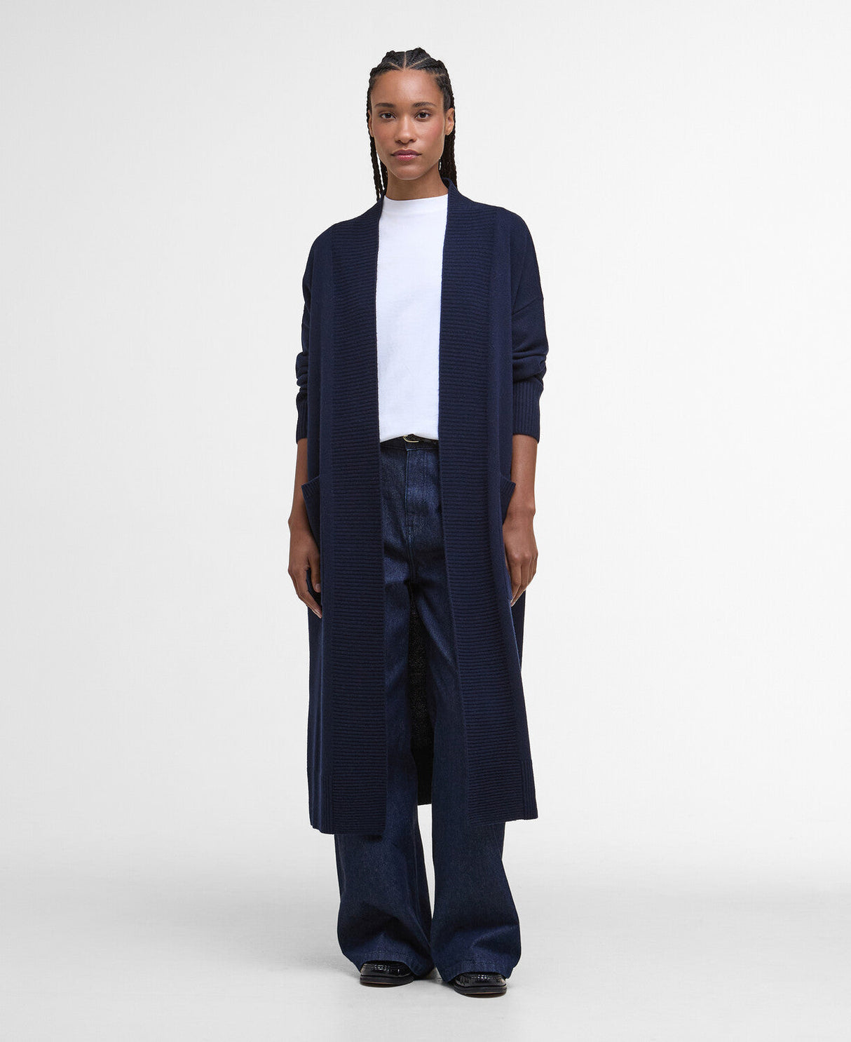 Barbour Luna Knitted Cardigan - Navy