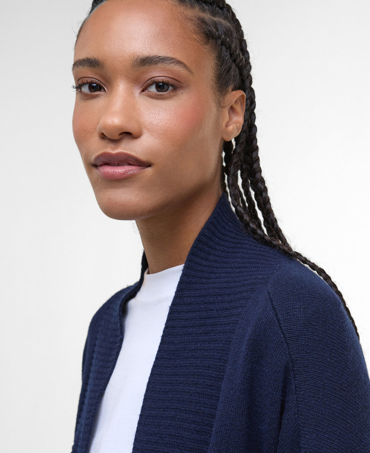 Barbour Luna Knitted Cardigan - Navy