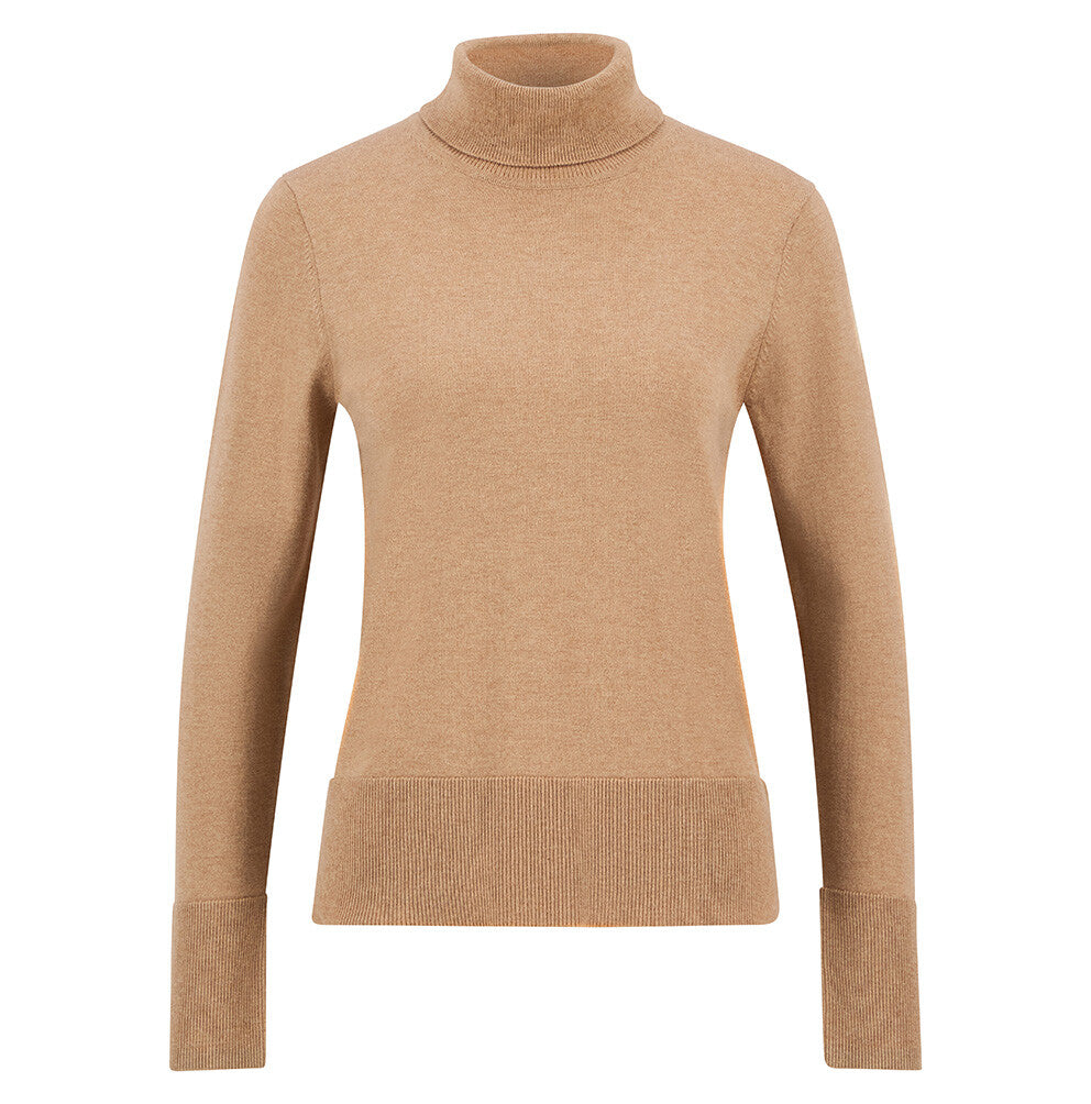 Barbour Corbridge Knitted Jumper - Pale Camel