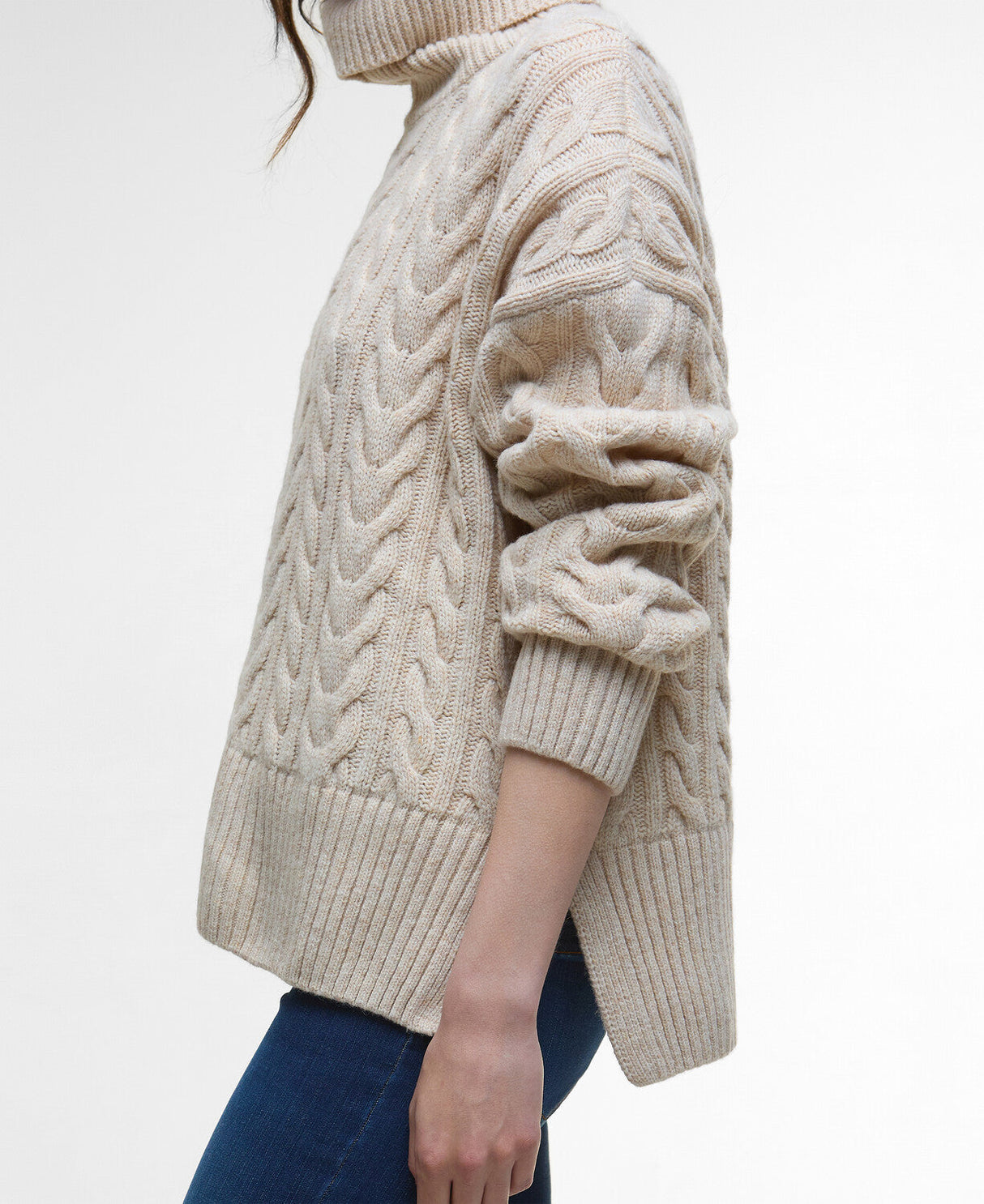 Barbour Embleton Knitted Jumper - Birch