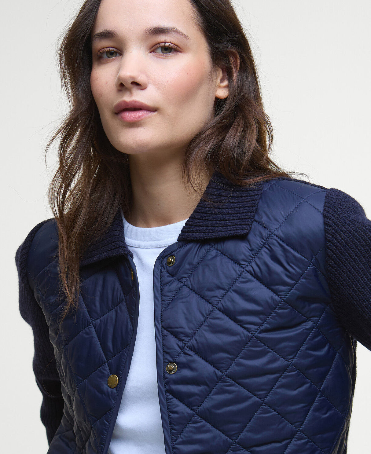 Barbour Allendale Knitted Cardigan - Navy