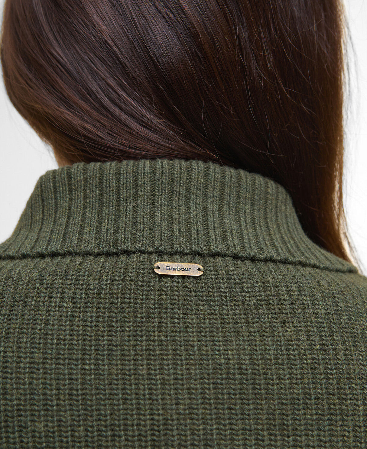 Barbour Allendale Knitted Cardigan - Olive