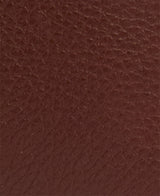 Barbour Alder Leather Card Holder - Brown/Classic