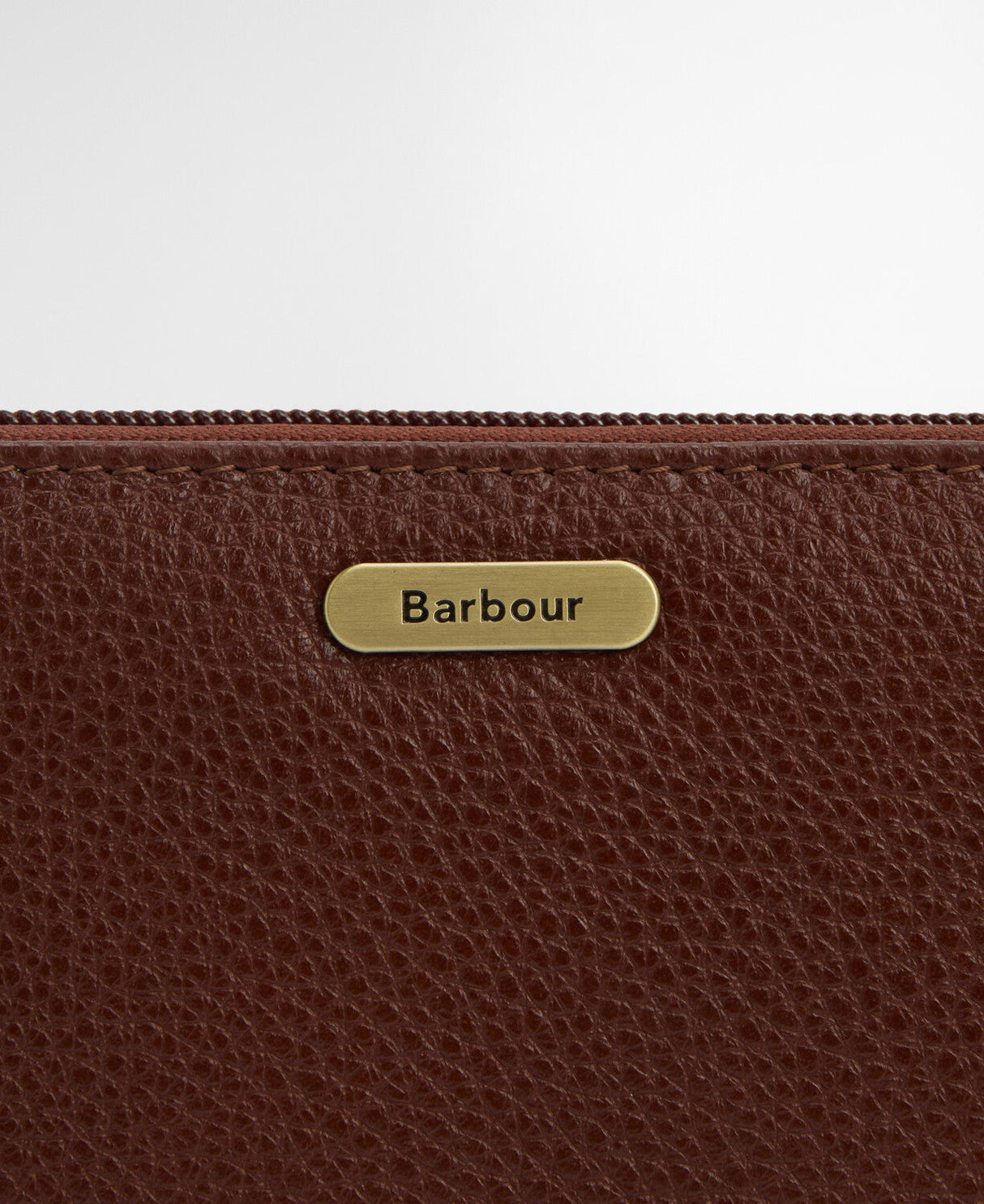 Barbour Birch Leather Matinee Purse - Brown
