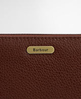 Barbour Birch Leather Matinee Purse - Brown