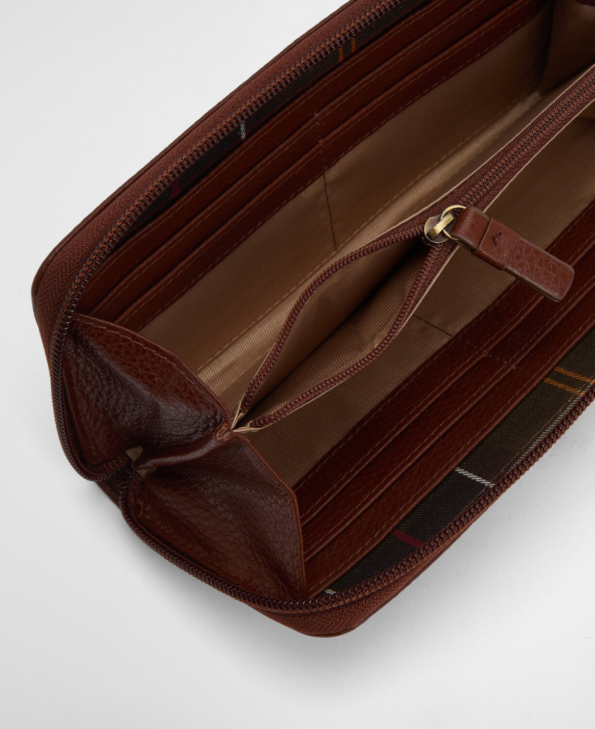 Barbour Birch Leather Matinee Purse - Brown