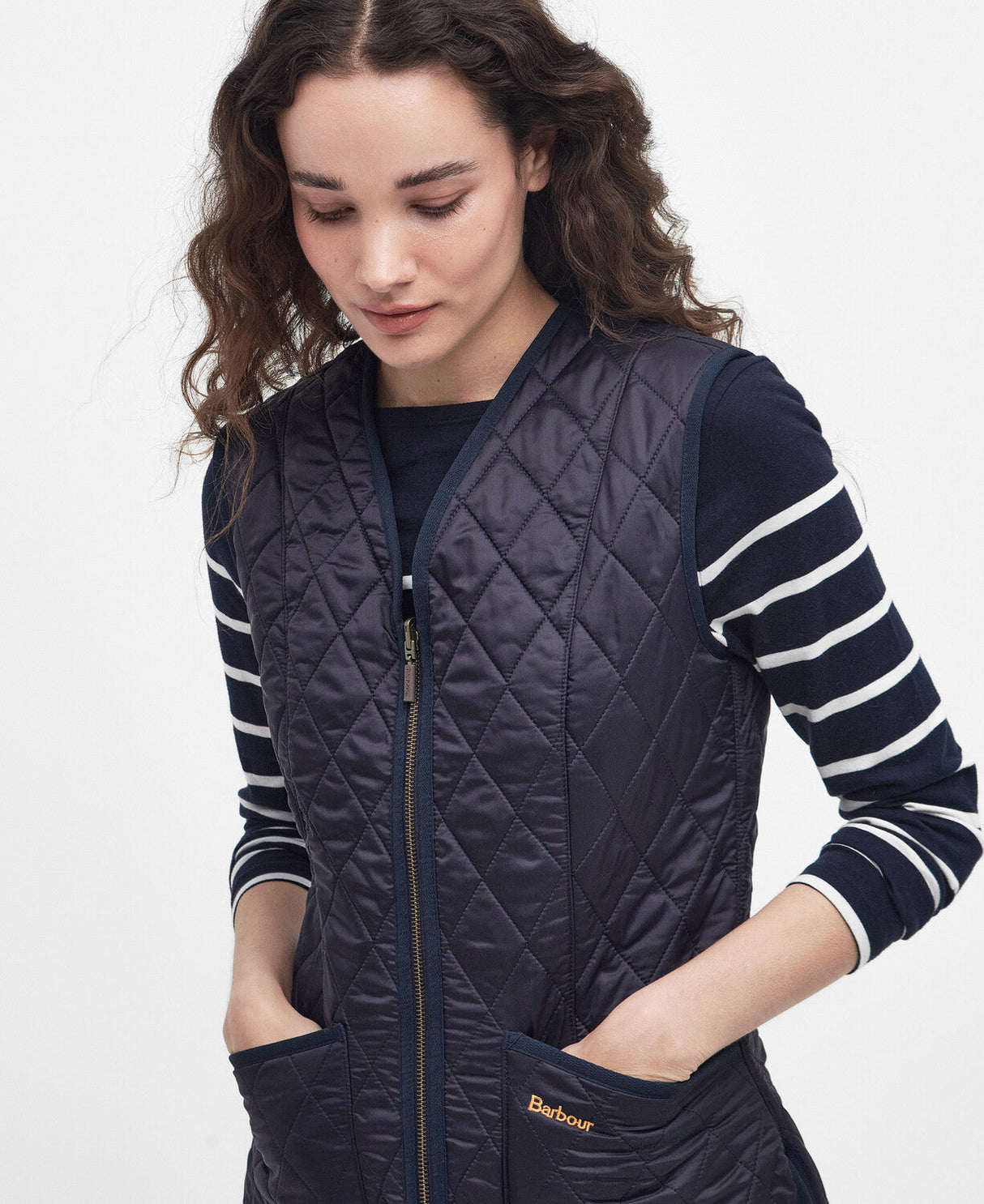 Barbour Betty Fleece Liner - Navy