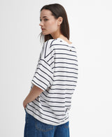 Barbour Marnie Top - Cloud/Navy