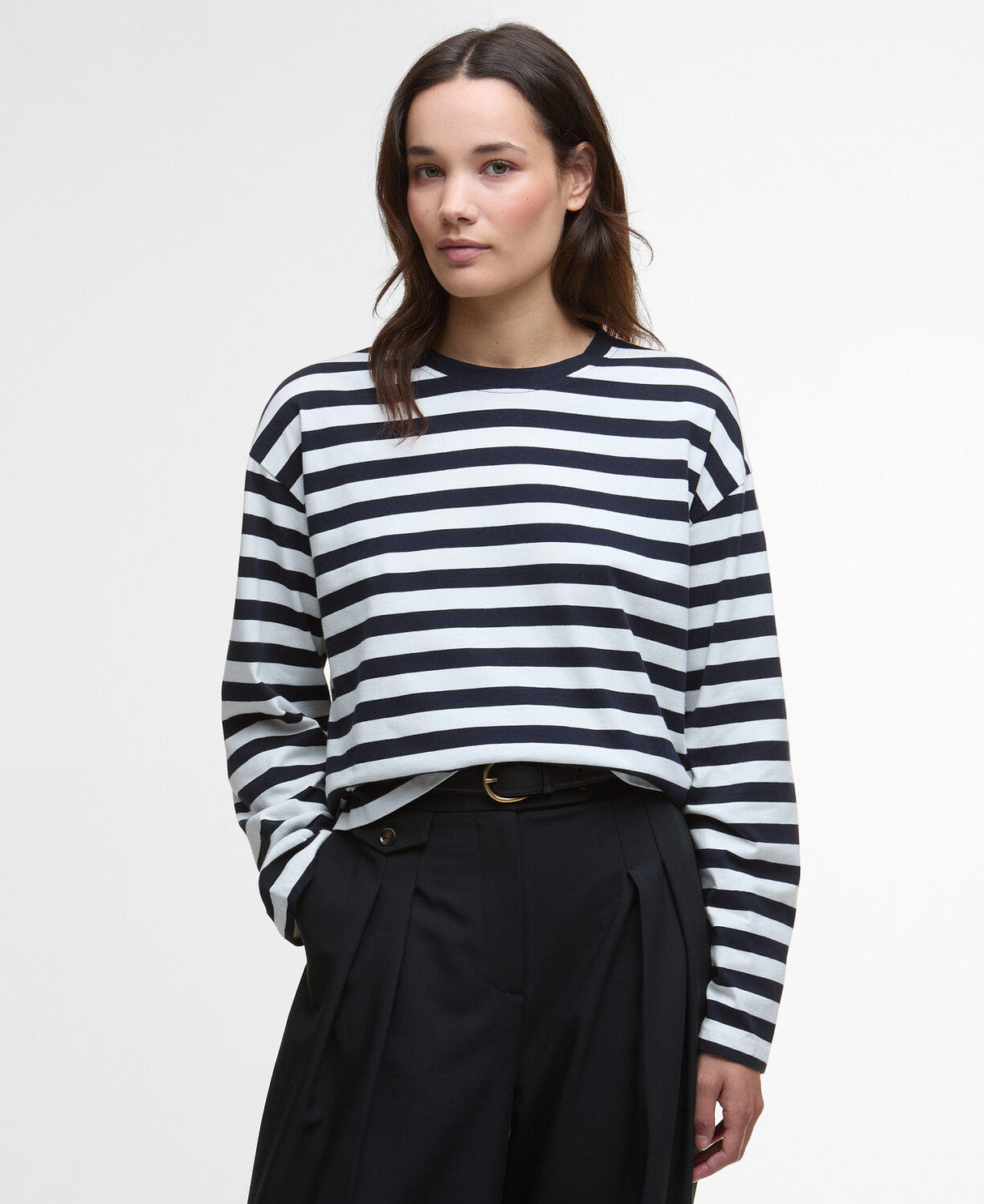 Barbour Bede Oversized Top - Navy