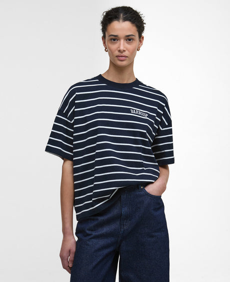 Barbour Faye Top - Navy Stripe