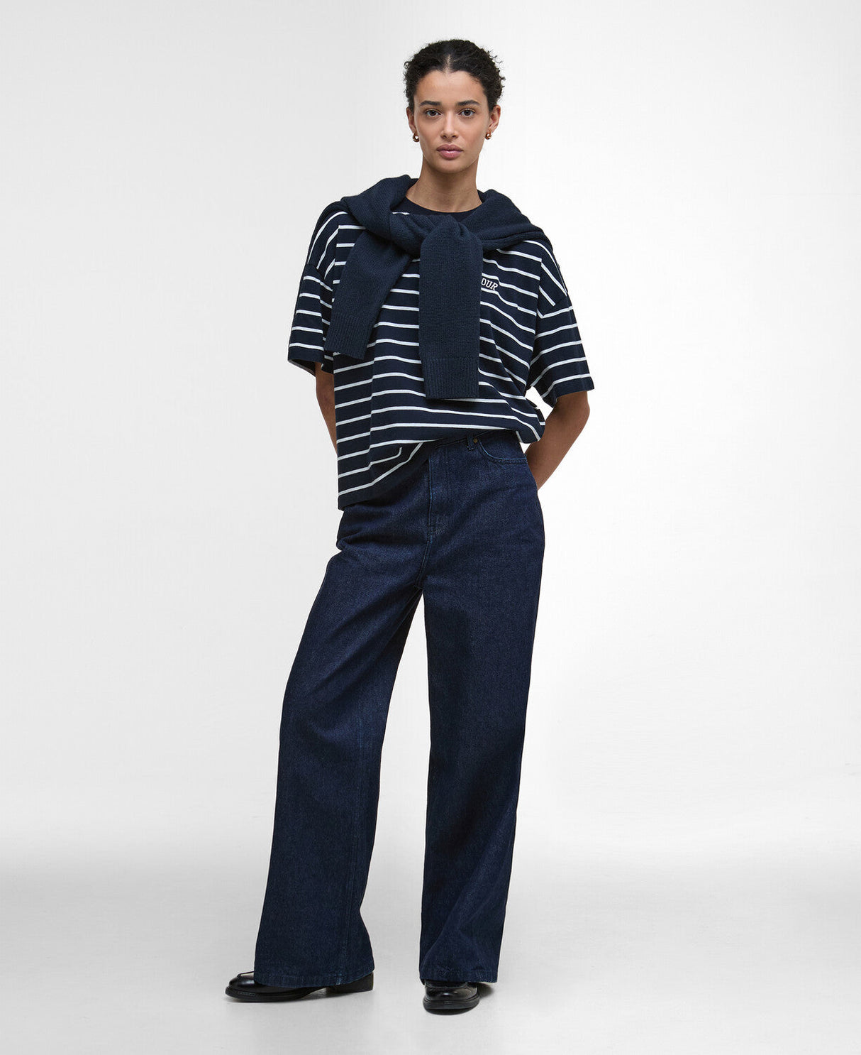 Barbour Faye Top - Navy Stripe