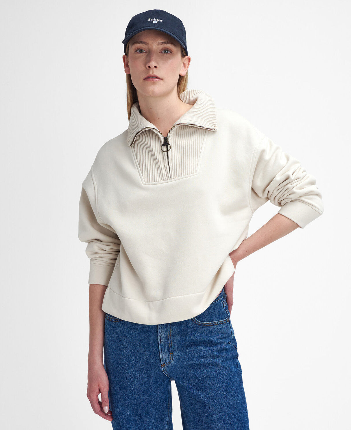 Barbour Fleur Sweatshirt - Ecru