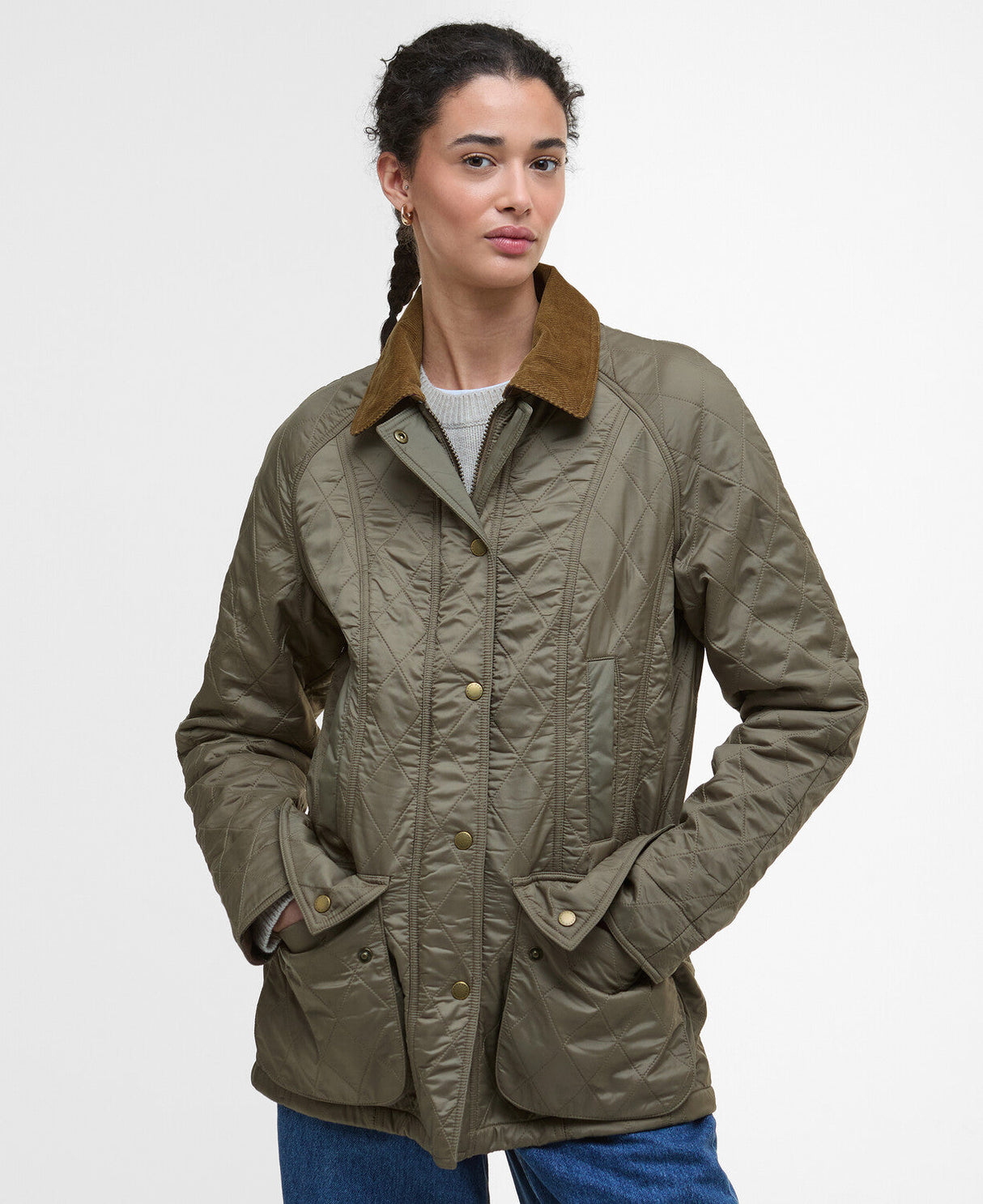 Barbour Beadnell Polarquilt - Military Brown
