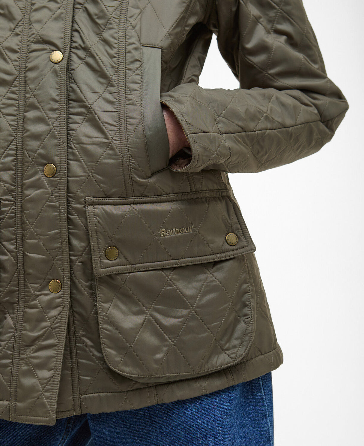 Barbour Beadnell Polarquilt - Military Brown