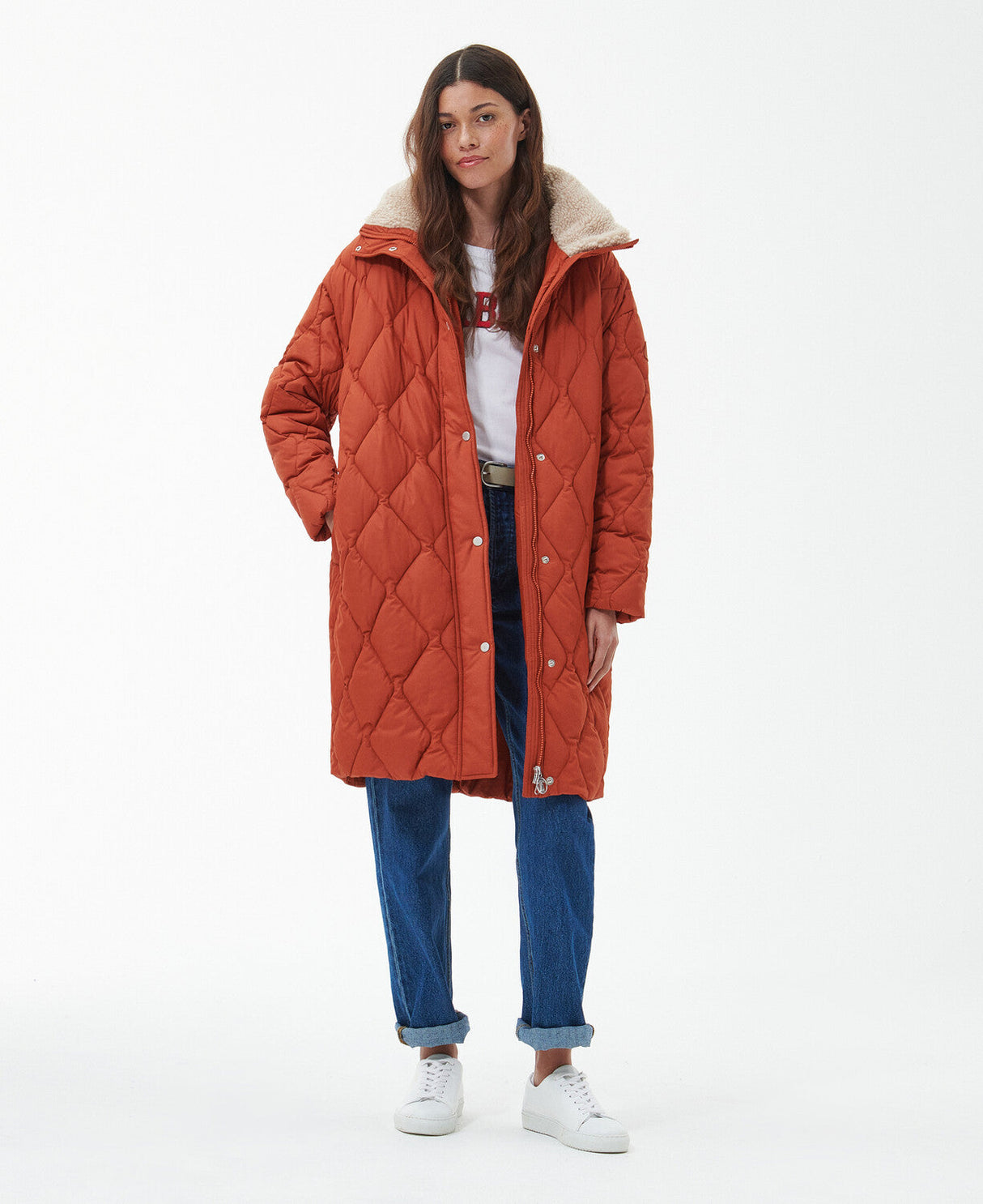 Barbour Samphire Quilt - Spiced Pumpkin