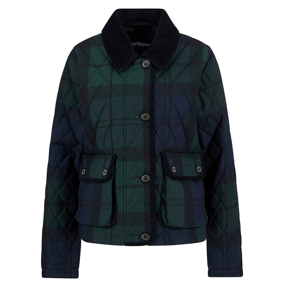 Barbour Louden Quilted Jacket - Blackwatch Tartan