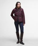 Barbour Dahlia Quilted Jacket - Black Cherry