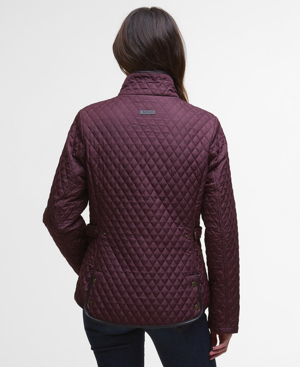 Barbour Dahlia Quilted Jacket - Black Cherry