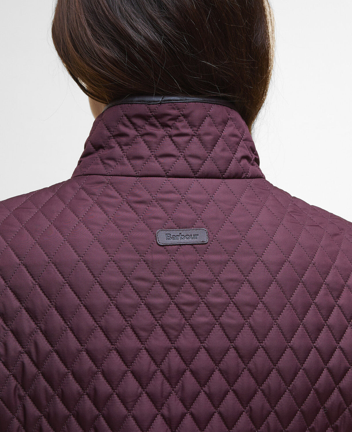 Barbour Dahlia Quilted Jacket - Black Cherry