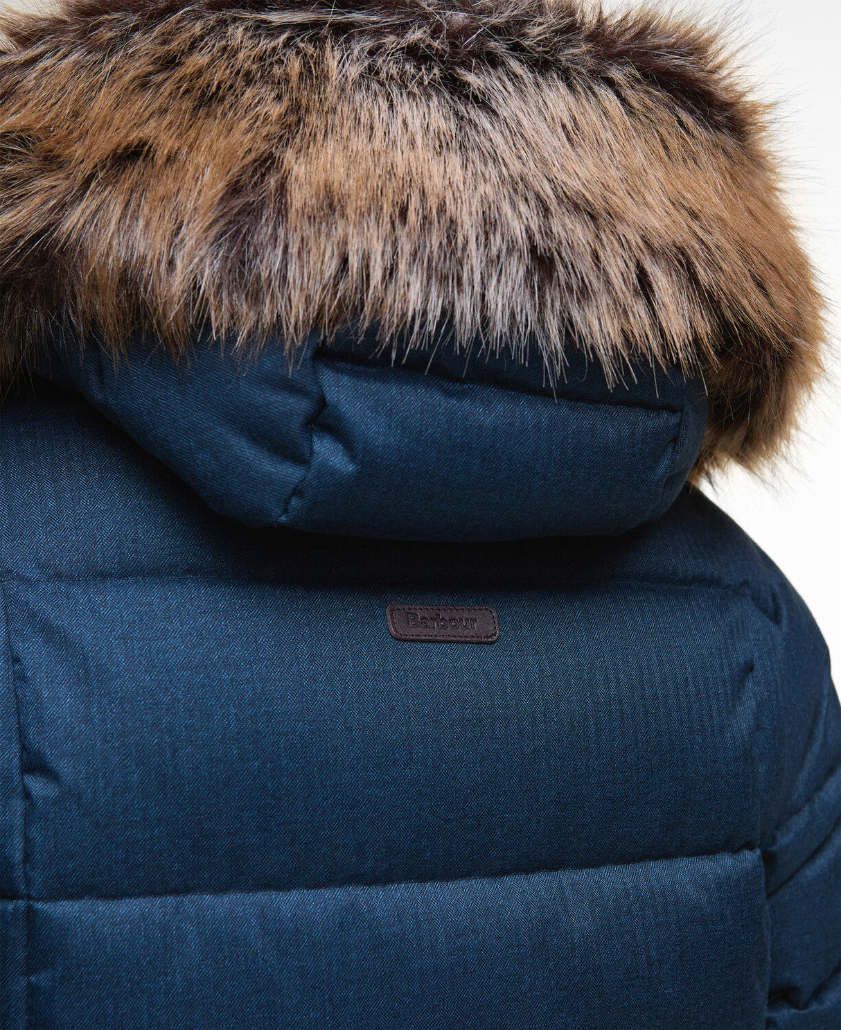 Barbour Marjoram Puffer Jacket - Dark Navy/Blackwatch