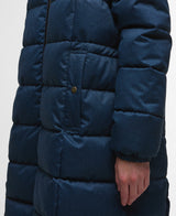 Barbour Marjoram Puffer Jacket - Dark Navy/Blackwatch