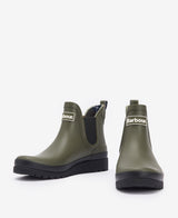 Barbour Clifton Wedge Chelsea Welly - Olive/Black