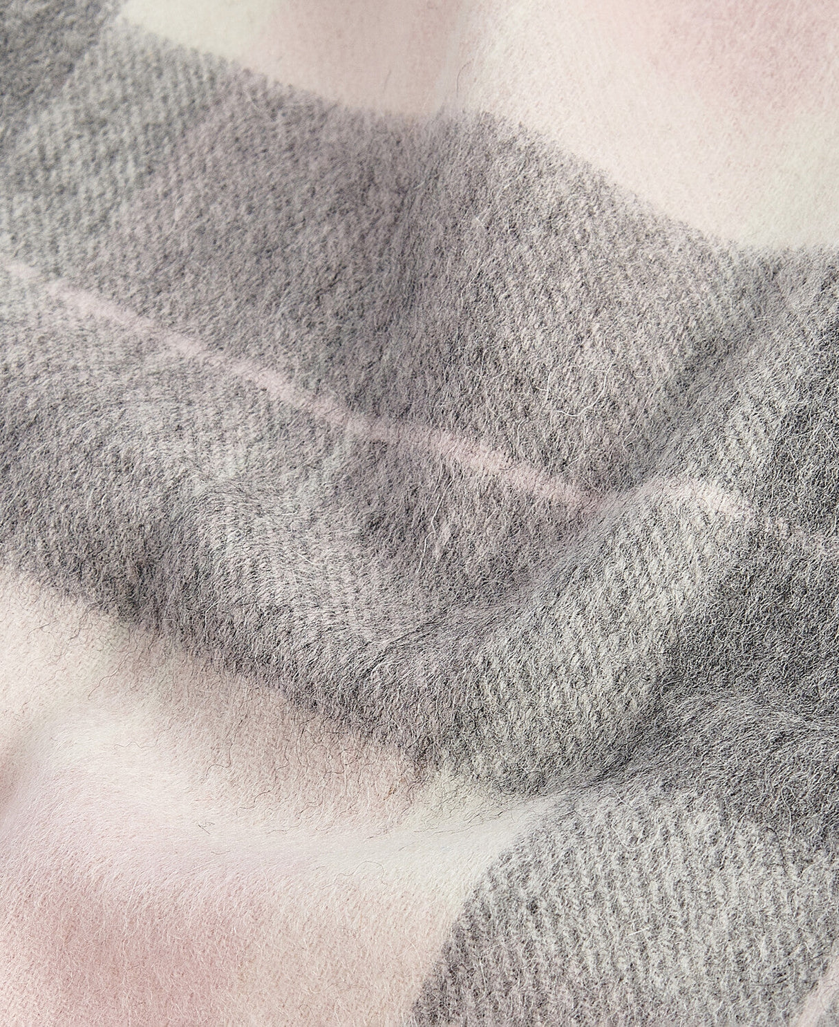 Barbour Tartan Scarf - Pink/Grey Tartan