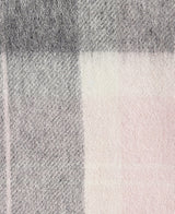 Barbour Tartan Scarf - Pink/Grey Tartan