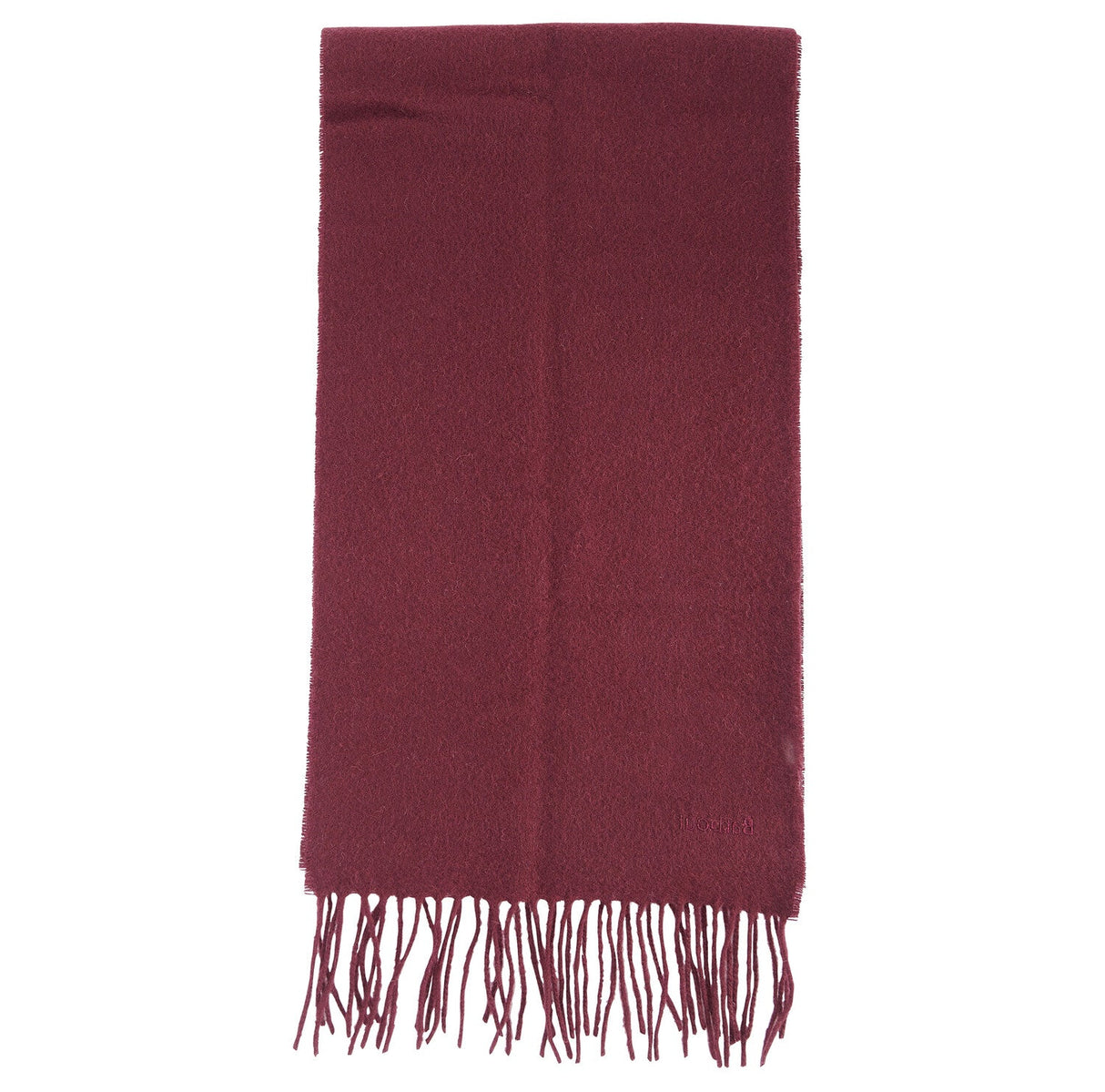 Barbour Lambswool Woven Scarf - Cabernet